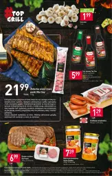 Gazetka promocyjna Stokrotka - Supermarket - Gazetka - ważna od 19.07 do 19.07.2023 - strona 7 - produkty: Warzywa, Sos, Smakowita, Pekpol, Czosnek, Sos sojowy, Burger, Miód, Morliny, Owoce, Kiełbasa, Mięso