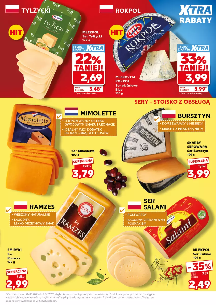 Gazetka promocyjna Kaufland - Mocny Start - ważna 01.06 do 02.06.2026 - strona 15 - produkty: Bursztyn, Mimolette, Salami, Ser, Ser salami
