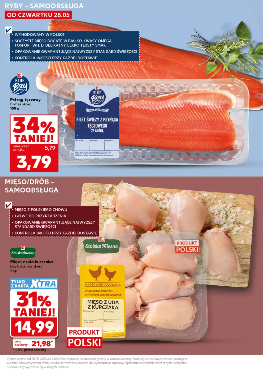 Gazetka promocyjna Kaufland - Mocny Start - ważna 01.06 do 02.06.2026 - strona 19 - produkty: Drób, Mięso, Pstrąg, Pstrąg tęczowy