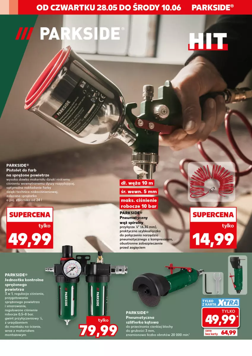 Gazetka promocyjna Kaufland - Mocny Start - ważna 01.06 do 02.06.2026 - strona 28 - produkty: Fa, Koc, Parkside, Piec, Pistolet, Sok, Szlifierka, Szlifierka kątowa