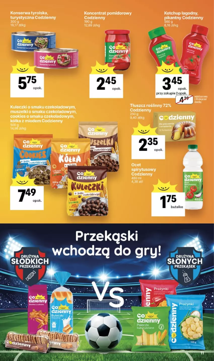 Gazetka promocyjna Delikatesy Centrum - Franczyza DC27 Czwartek - ważna 02.07 do 08.07.2026 - strona 11 - produkty: Ketchup, Koncentrat pomidorowy, Mus, Ser, Tłuszcz roślinny