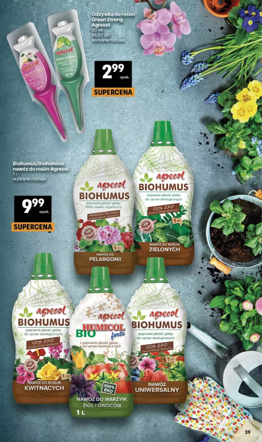 Gazetka promocyjna Delikatesy Centrum - Franczyza DC27 Czwartek - ważna 02.07 do 08.07.2026 - strona 39 - produkty: Biohumus, Mus, Nawóz