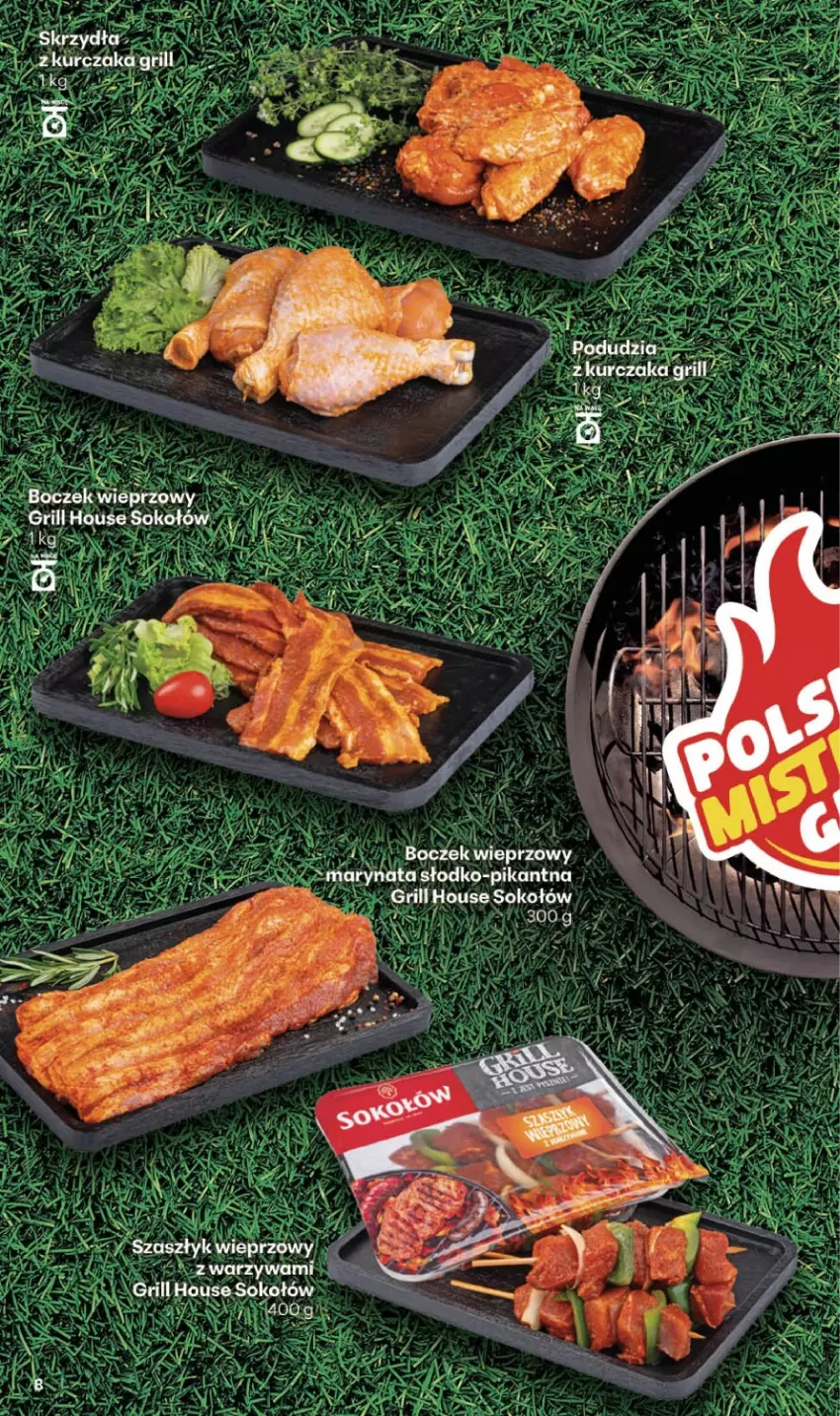 Gazetka promocyjna Delikatesy Centrum - Franczyza DC27 Czwartek - ważna 02.07 do 08.07.2026 - strona 8 - produkty: Fa, Grill, Sok, Sokołów