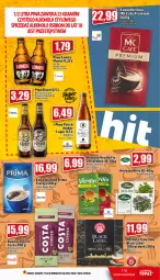 Gazetka promocyjna Topaz - Gazetka - Gazetka - ważna od 11.01 do 11.01.2023 - strona 19 - produkty: Piwo, Top, Pur, Stek, Kawa, Coca-Cola, Zdrowie, Lack, Prima, Jacobs, Herbata, Kozel, Fa