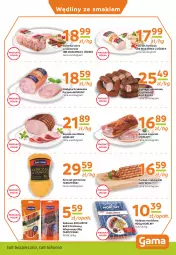 Gazetka promocyjna Gama - Gazetka Gama - Gazetka - ważna od 06.12 do 06.12.2021 - strona 3 - produkty: Piec, Kurczak, Ser, Gra, Kurczak gotowany, Kiełbasa krakowska, Parówki, Pasztet, Szynka, Tarczyński, Morliny, Boczek, Kabanos, Kiełbasa, Fa