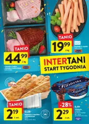 Gazetka promocyjna Intermarche - Gazetka Intermarche - Gazetka - ważna od 19.10 do 19.10.2022 - strona 38 - produkty: Danone, Parówki, Parówki z szynki, Szynka, Tarczyński, Bagietka, Fanta, Fa