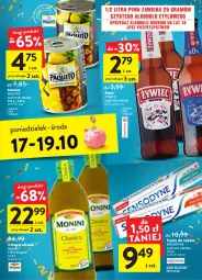 Gazetka promocyjna Intermarche - Gazetka Intermarche - Gazetka - ważna od 19.10 do 19.10.2022 - strona 39 - produkty: Piwo, Gin, Ananas, Pasta do zębów, Oliwa z oliwek, Monini, Sensodyne, Oliwa