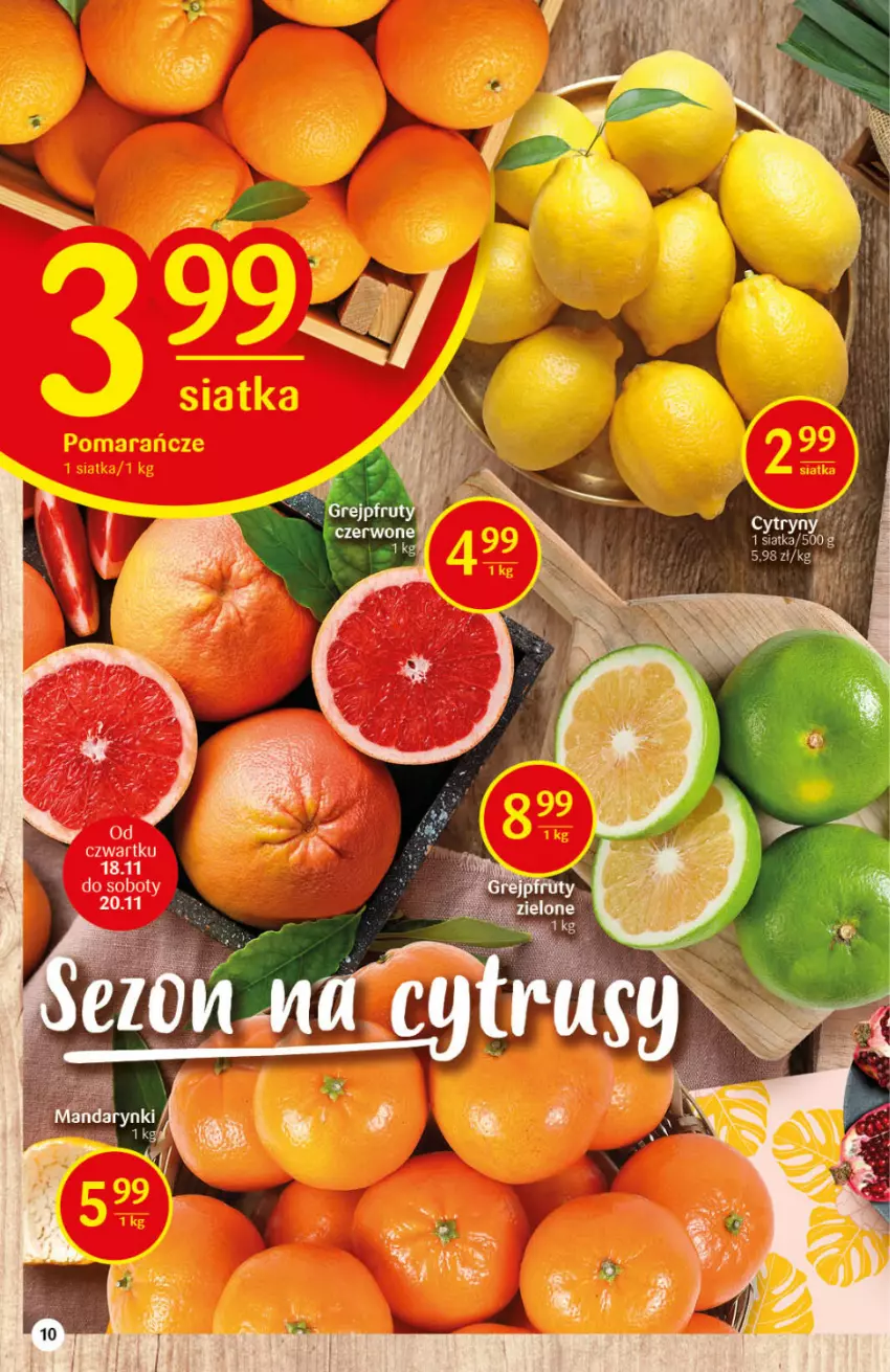 Gazetka promocyjna Delikatesy Centrum - Gazetka DC46 n. fresh - ważna 18.11 do 24.11.2021 - strona 10 - produkty: Cytryny