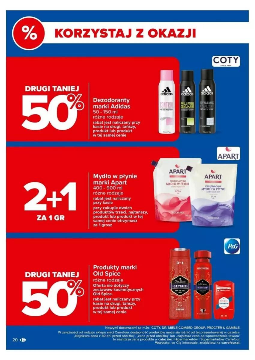 Gazetka promocyjna Carrefour - ważna 04.06 do 08.06.2024 - strona 17 - produkty: Dezodorant, Mydło, Mydło w płynie