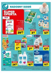 Gazetka promocyjna Carrefour - Gazetka - ważna od 08.06 do 08.06.2024 - strona 24 - produkty: Płyn do prania, Ser, Mleko w proszku, Pampers, Biały Jeleń, BoboVita, Vita C, Chusteczki, Dzieci, Deser, Podkład, Mleko, Fa
