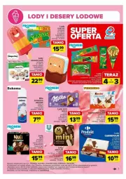 Gazetka promocyjna Carrefour - Gazetka - ważna od 08.06 do 08.06.2024 - strona 3 - produkty: Kaktus, Lody, Bakoma, Ferrero, Kinder, Milka