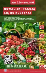 Gazetka promocyjna Aldi - Pełna oferta - Gazetka - ważna od 08.06 do 08.06.2024 - strona 4 - produkty: Inka, Czosnek, Ziemniaki, Pomidory, Rzodkiewka