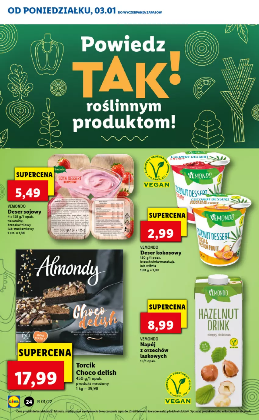 Gazetka promocyjna Lidl - GAZETKA - ważna 03.01 do 05.01.2022 - strona 24 - produkty: Ser