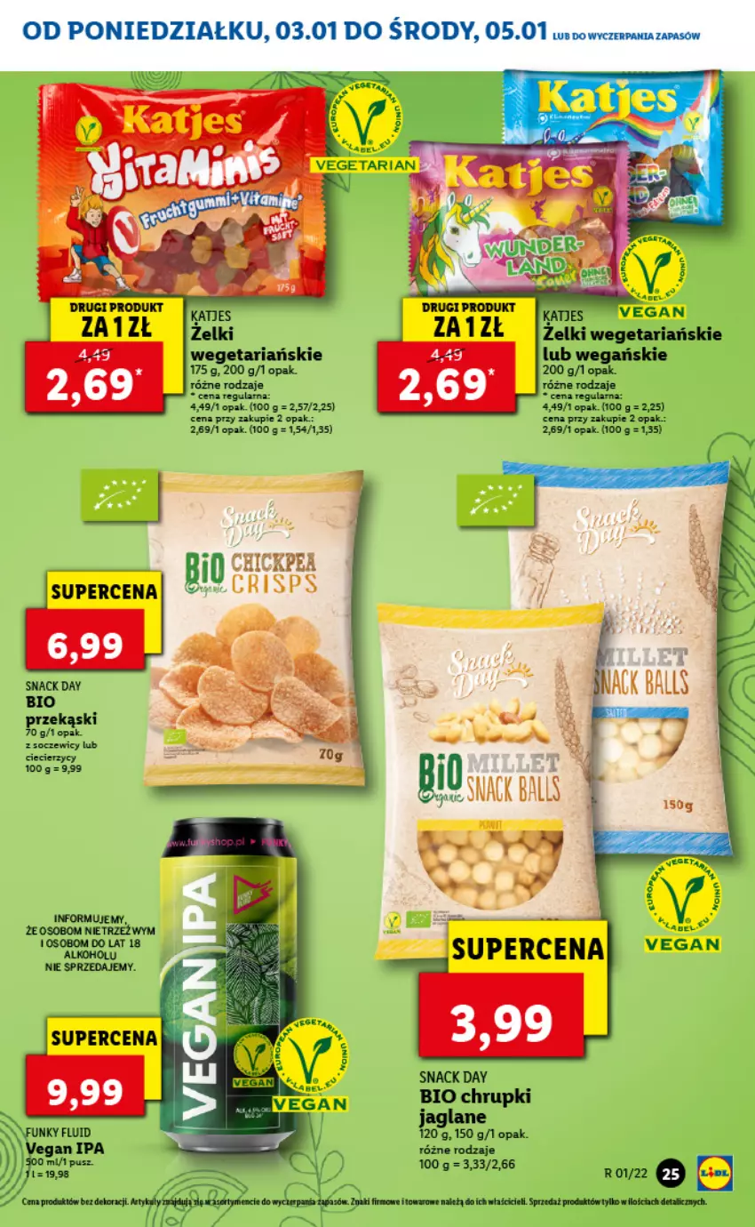 Gazetka promocyjna Lidl - GAZETKA - ważna 03.01 do 05.01.2022 - strona 25 - produkty: Chrupki, Fa