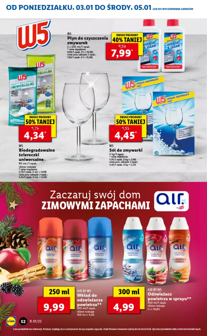 Gazetka promocyjna Lidl - GAZETKA - ważna 03.01 do 05.01.2022 - strona 52 - produkty: Gra, Sól, Zmywarki