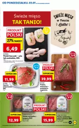 Gazetka promocyjna Lidl - GAZETKA - Gazetka - ważna od 05.01 do 05.01.2022 - strona 13 - produkty: Kurczak, Polędwica, Ser, Por, Szynka, Burger, Wołowina