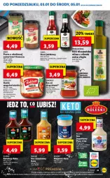 Gazetka promocyjna Lidl - GAZETKA - Gazetka - ważna od 05.01 do 05.01.2022 - strona 31 - produkty: Majonez, Ketchup, Sos, Pur, Gin, Jogurt, Sezam, Pesto, Oliwa z oliwek, Pudliszki, Ocet, Fa