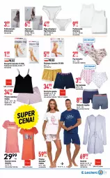 Gazetka promocyjna E Leclerc - Gazetka - ważna od 28.05 do 28.05.2022 - strona 5 - produkty: Podkoszulek, Top, Ser, Koszula nocna, Szorty, Karp, Kosz, Rajstopy, Skarpetki, Koszula, Szlafrok, Slipy, Dzieci, Figi, Bokserki, Piżama