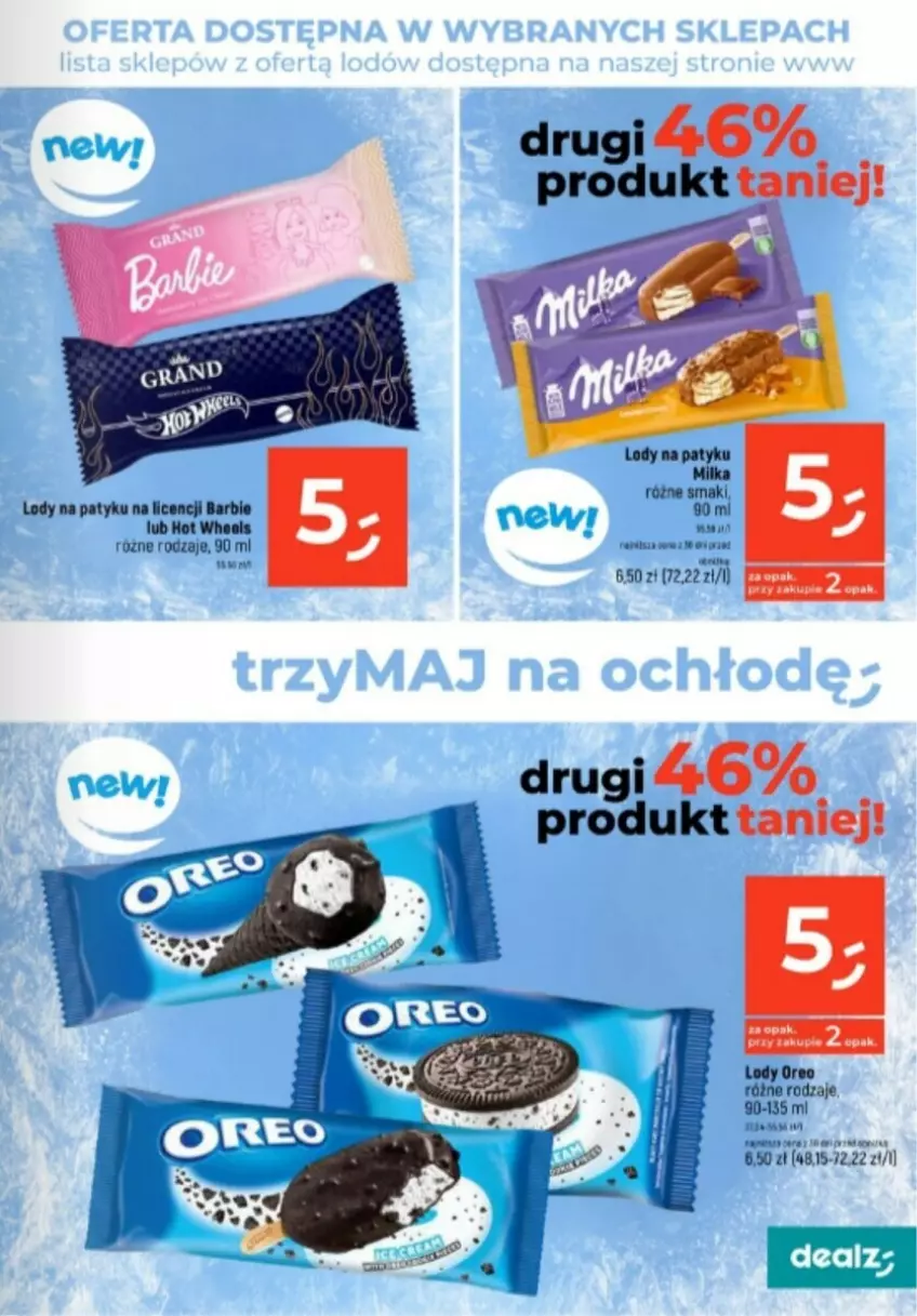 Gazetka promocyjna Dealz - ważna 02.05 do 08.05.2024 - strona 23 - produkty: Barbie, Lody, Oreo