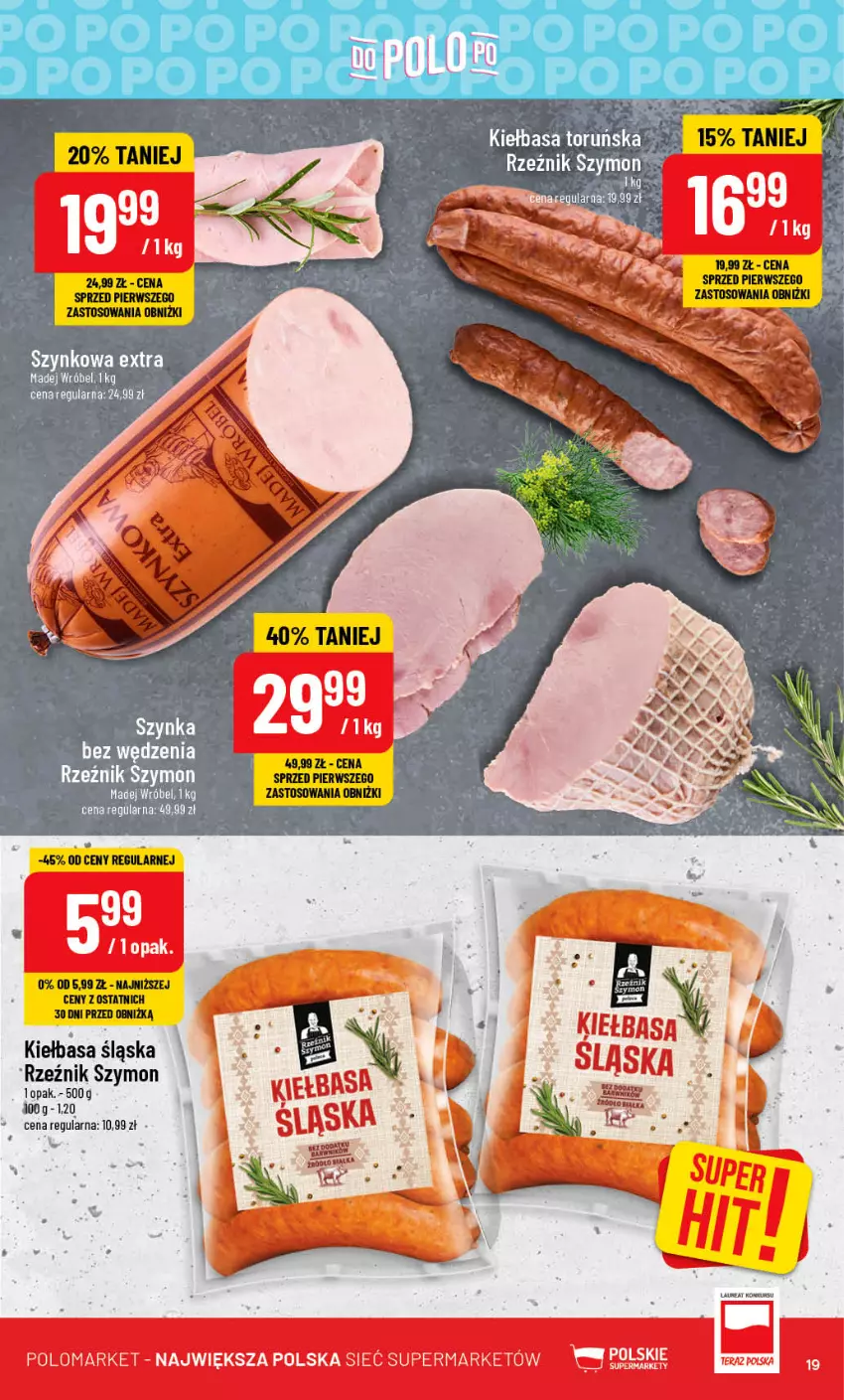 Gazetka promocyjna PoloMarket - Gazetka pomocyjna - ważna 06.09 do 12.09.2023 - strona 19 - produkty: Kiełbasa, Kiełbasa śląska, Madej Wróbel