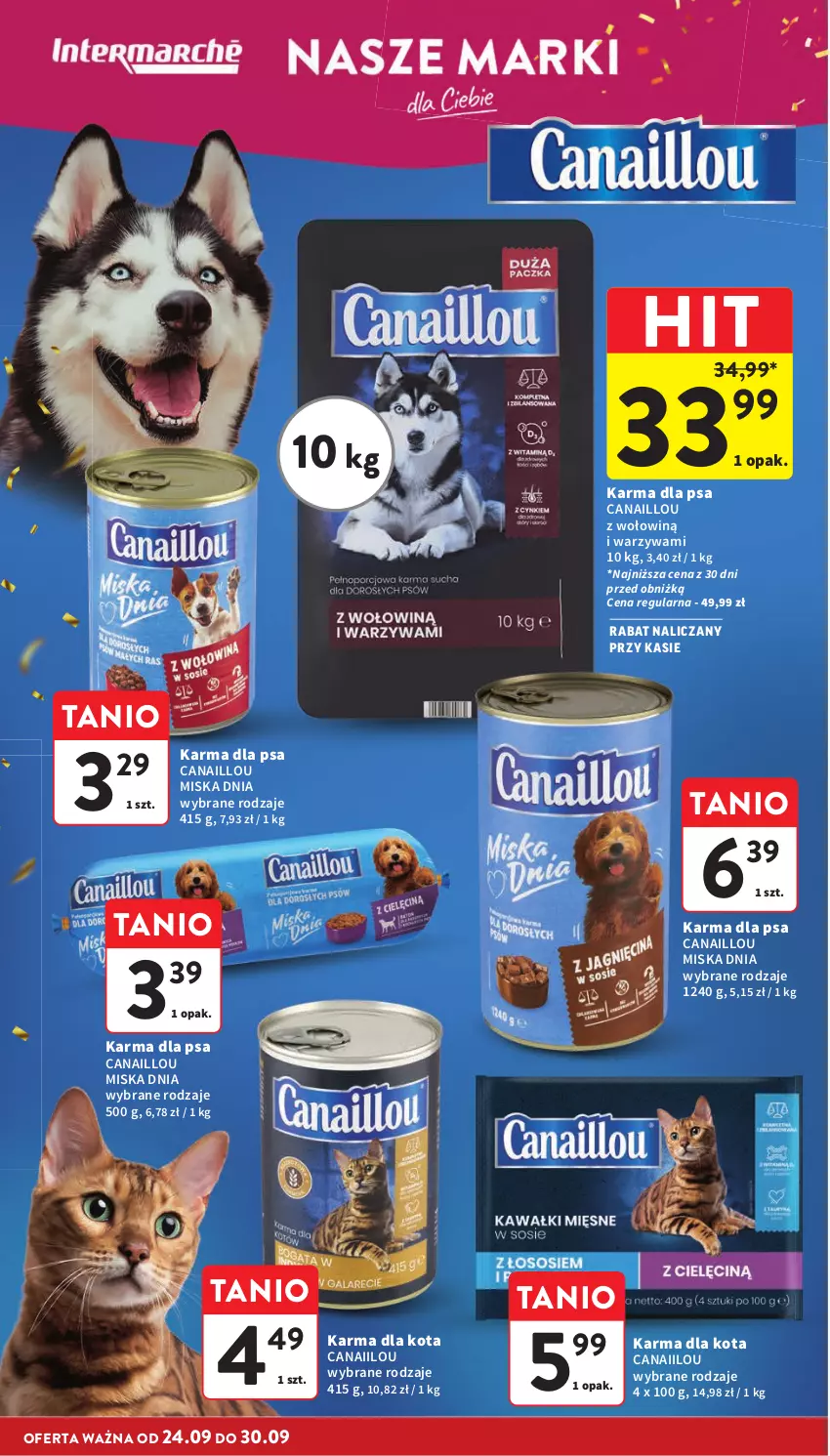 Gazetka promocyjna Intermarche - Gazetka promocyjna - ważna 24.09 do 30.09.2026 - strona 38 - produkty: Canaillou, Miska, Warzywa