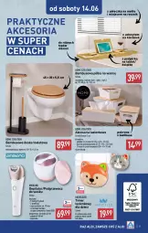 Gazetka promocyjna Aldi - Artykuły przemysłowe i tekstylia - Gazetka - ważna od 14.06 do 14.06.2025 - strona 11 - produkty: Torebka, Depilator, Tablet, Kosz, Pojemnik, Kabel USB, Ręcznik, Półka, Chusteczki, Pudełko, Dzieci, Kieliszek, Mydło, Pokrywa, Szpatułka
