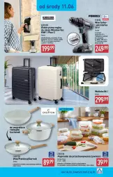 Gazetka promocyjna Aldi - Artykuły przemysłowe i tekstylia - Gazetka - ważna od 14.06 do 14.06.2025 - strona 3 - produkty: Garnek, Myjka do okien, Kärcher, Walizka, Pojemnik, Warka, Tarka, Wkręt, Wkrętarka, Patelnia, Akumulator, Fa