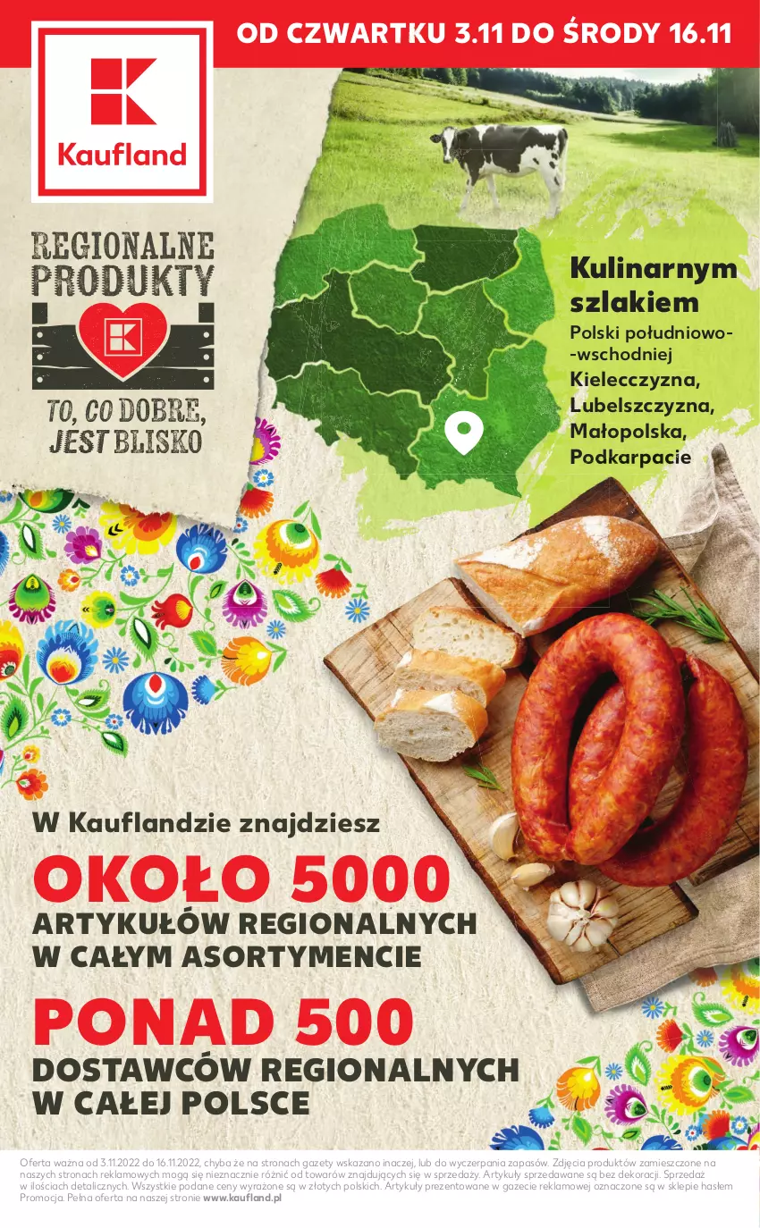Gazetka promocyjna Kaufland - Katalog Regionalne Produkty - ważna 03.11 do 16.11.2022 - strona 1 - produkty: Karp