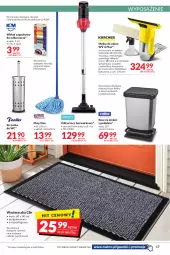 Gazetka promocyjna Makro - [Oferta promocyjna] Artykuły spożywcze i przemysłowe - Gazetka - ważna od 05.01 do 05.01.2022 - strona 17 - produkty: Odkurzacz, Mop, Wycieraczka, Myjka do okien, Szczotka, Clin, Kosz, Szczotka do WC