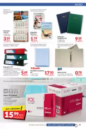 Gazetka promocyjna Makro - [Oferta promocyjna] Artykuły spożywcze i przemysłowe - Gazetka - ważna od 05.01 do 05.01.2022 - strona 25 - produkty: Sok, Papier, Kosz, Biurko, Biuro, Dźwig, Kalendarz