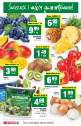 Gazetka promocyjna Spar - Spar - Gazetka - ważna od 03.10 do 03.10.2024 - strona 2 - produkty: Cebula, Por, Papryka czerwona, Papryka, Ananas, Sałat, Mieszanka sałat, Wino, Mango, LG, Fa