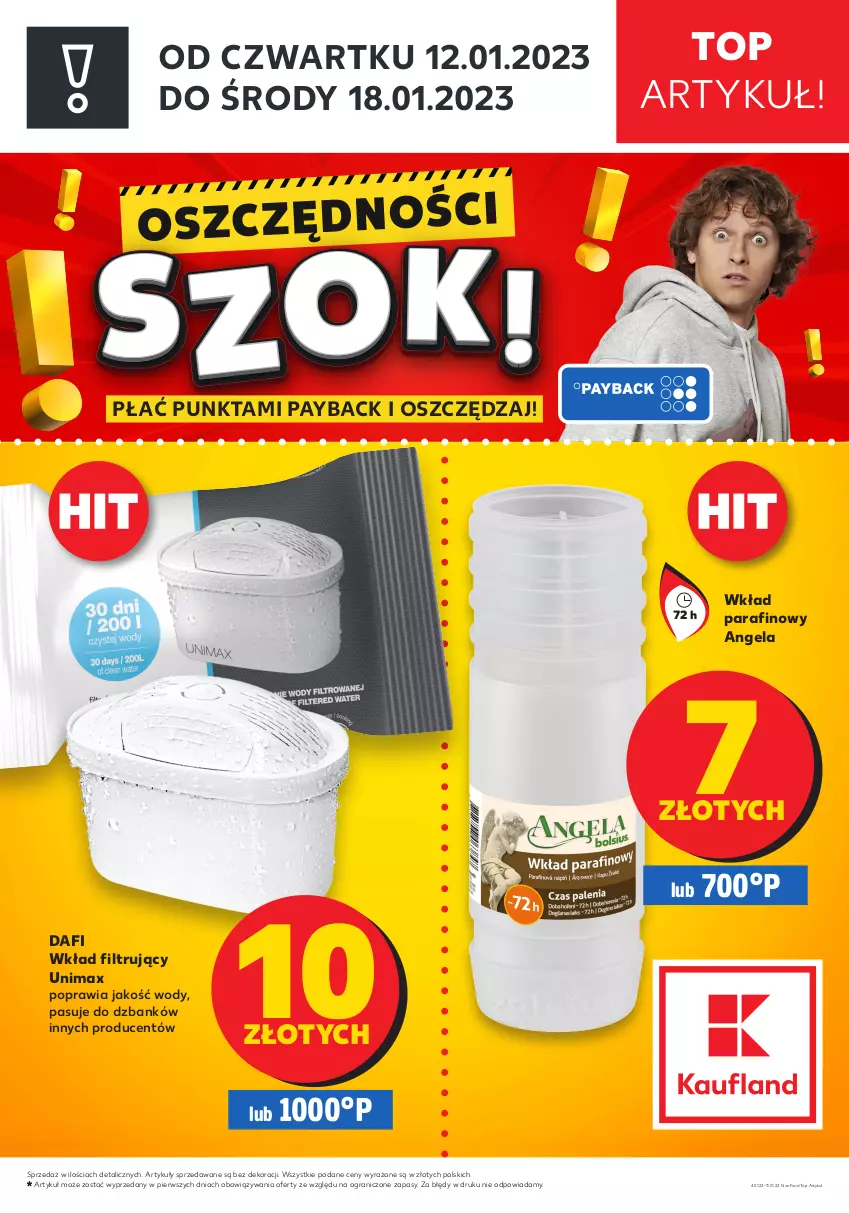 Gazetka promocyjna Kaufland - ZAPOWIEDŹ NASTĘPNEJ OFERTY - ważna 04.01 do 11.01.2023 - strona 1 - produkty: Gra, Top, Wkład filtrujący