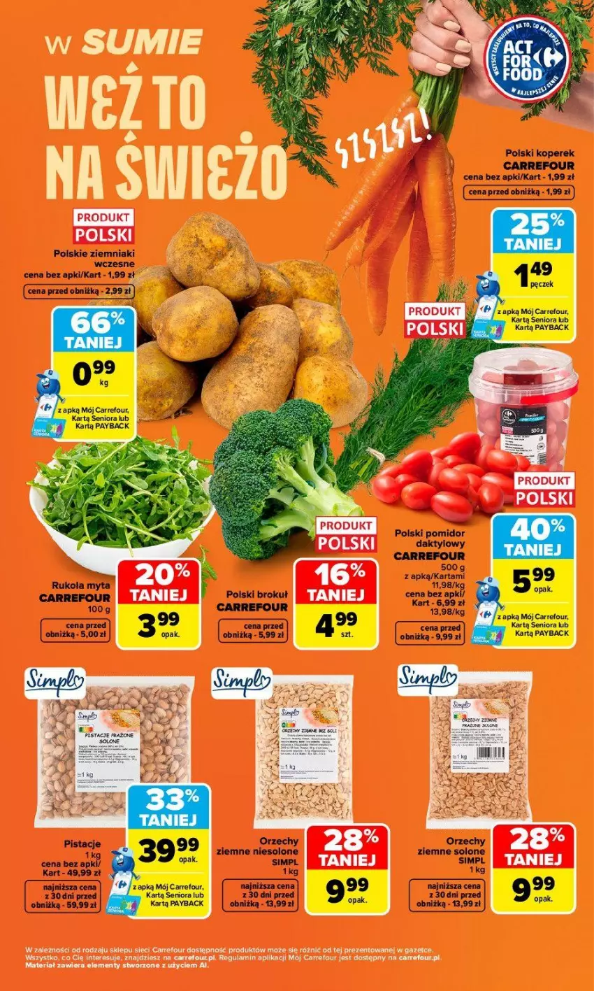 Gazetka promocyjna Carrefour - Gazetka Carrefour, Market w SUMIE weź to na świeżo - ważna 29.06 do 04.07.2026 - strona 5 - produkty: Ziemniaki