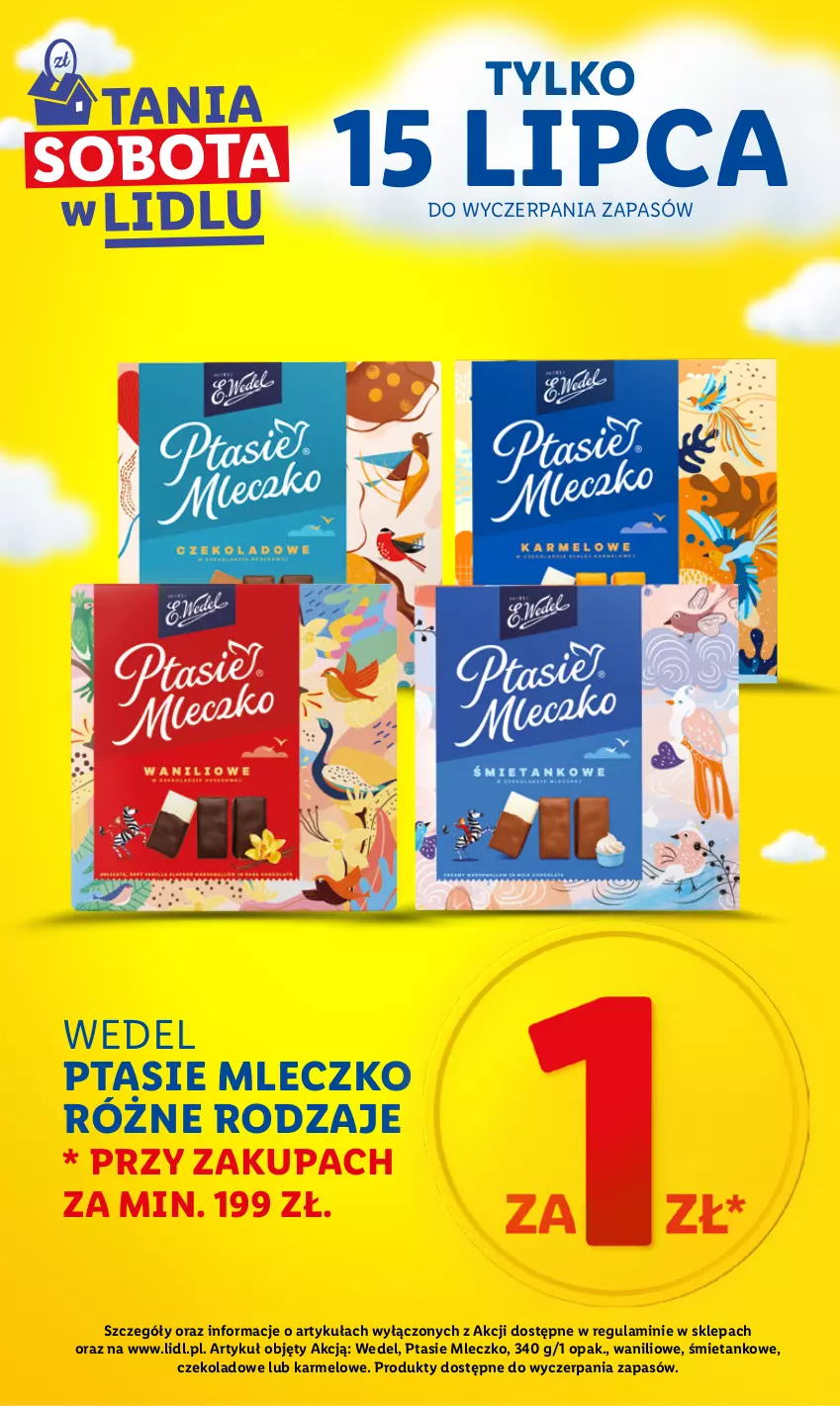 Gazetka promocyjna Lidl - GAZETKA - ważna 13.07 do 15.07.2023 - strona 3 - produkty: Mleczko, Ptasie mleczko