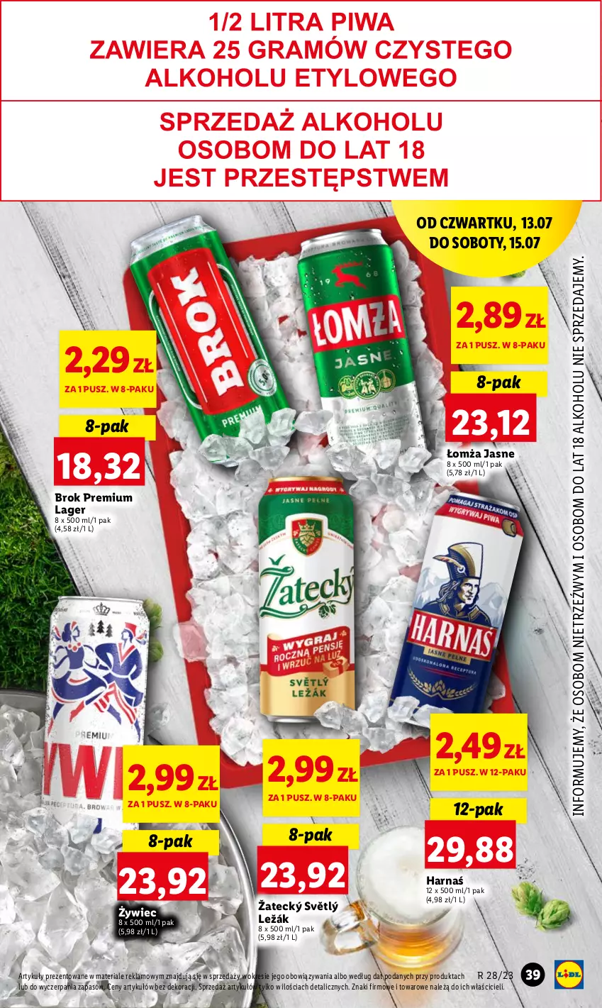 Gazetka promocyjna Lidl - GAZETKA - ważna 13.07 do 15.07.2023 - strona 53 - produkty: Harnaś