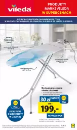 Gazetka promocyjna Lidl - GAZETKA - Gazetka - ważna od 15.07 do 15.07.2023 - strona 69 - produkty: Sok, Deska do prasowania, Przewód, Wieszak, Vileda, Pokrowiec