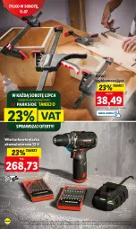 Gazetka promocyjna Lidl - GAZETKA - Gazetka - ważna od 15.07 do 15.07.2023 - strona 70 - produkty: Wiertarkowkrętarka, Tarka, Wkręt, Wkrętarka, Akumulator