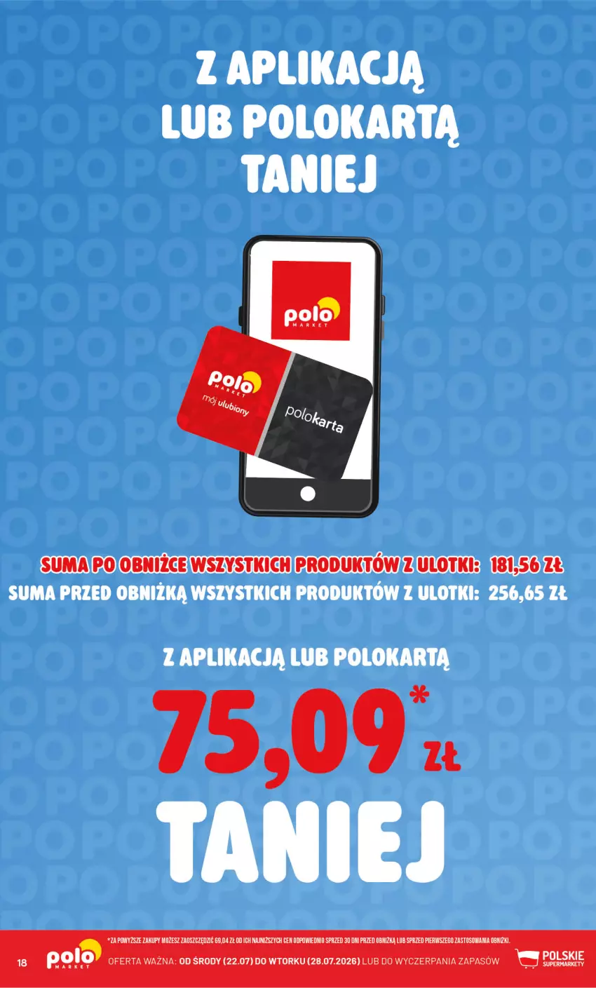 Gazetka promocyjna PoloMarket - Kupuj taniej z aplikacją - ważna 22.07 do 28.07.2026 - strona 18