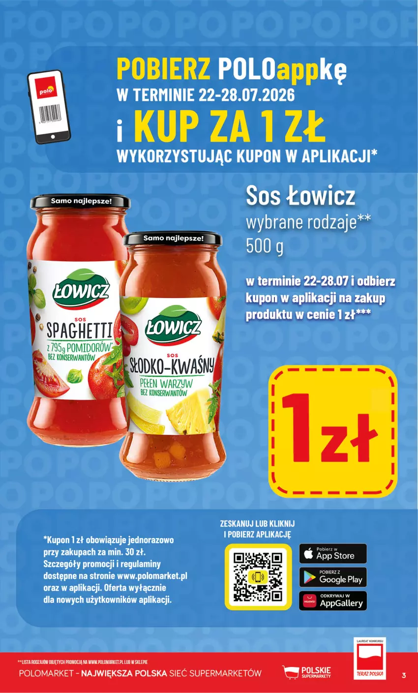 Gazetka promocyjna PoloMarket - Kupuj taniej z aplikacją - ważna 22.07 do 28.07.2026 - strona 3 - produkty: Tera