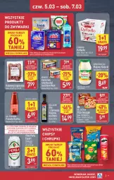 Gazetka promocyjna Aldi - Oferta weekendowa - Gazetka - ważna od 07.03 do 07.03.2026 - strona 9 - produkty: Piwa, Piwo, Piec, Majonez, All Seasons, Konserwa turystyczna, Krakus, Ser, Por, Gra, Olej z czarnuszki, Salami, Rust, Bell, Chipsy, Raffaello, Chrupki, Dr. Oetker, Perła, Pizza, Pieczarka, Ferrero, Bella, Kabanos, Zmywarki, Olej, Fa