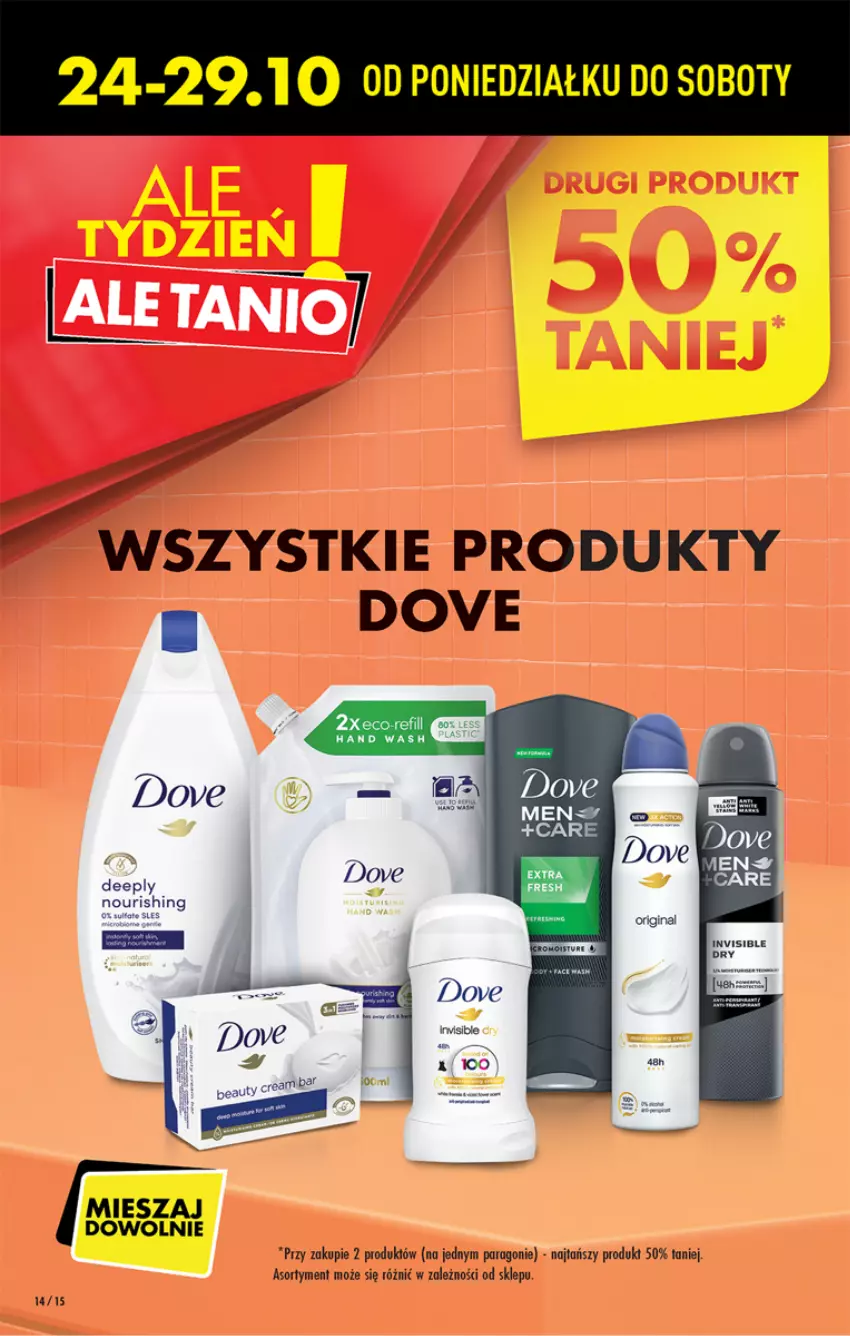 Gazetka promocyjna Biedronka - W tym tygodniu P - ważna 24.10 do 29.10.2022 - strona 14 - produkty: Dove