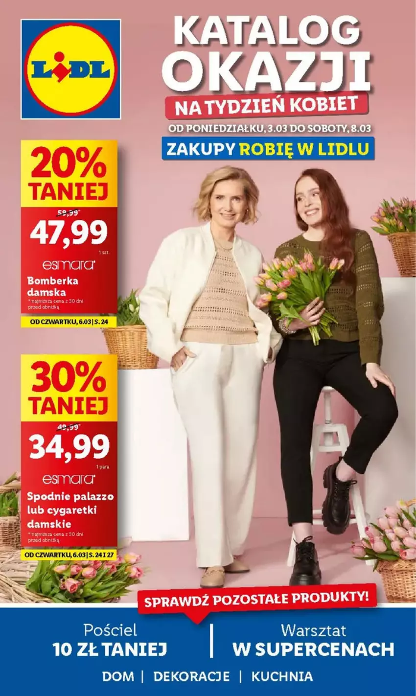 Gazetka promocyjna Lidl - ważna 03.03 do 10.03.2025 - strona 1 - produkty: Kuchnia, Pościel