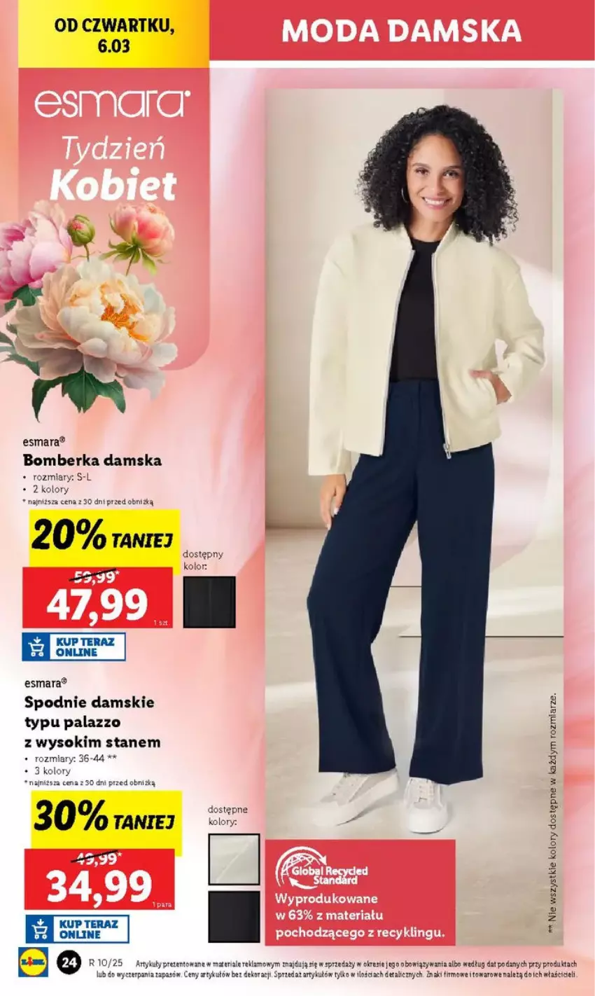 Gazetka promocyjna Lidl - ważna 03.03 do 10.03.2025 - strona 17 - produkty: LG, Sok, Spodnie, Tera