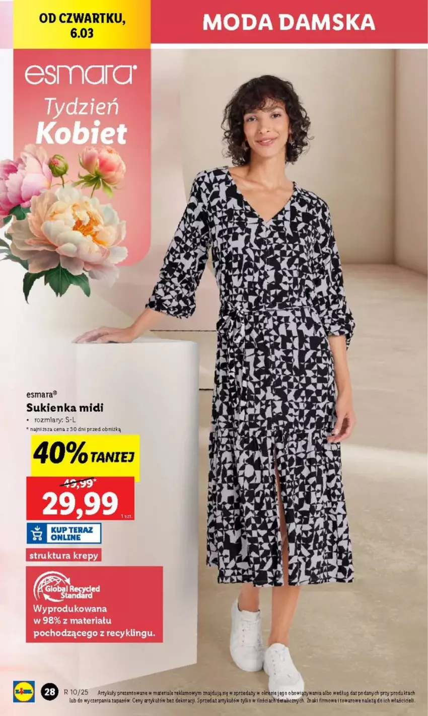 Gazetka promocyjna Lidl - ważna 03.03 do 10.03.2025 - strona 21 - produkty: LG, Sukienka, Tera