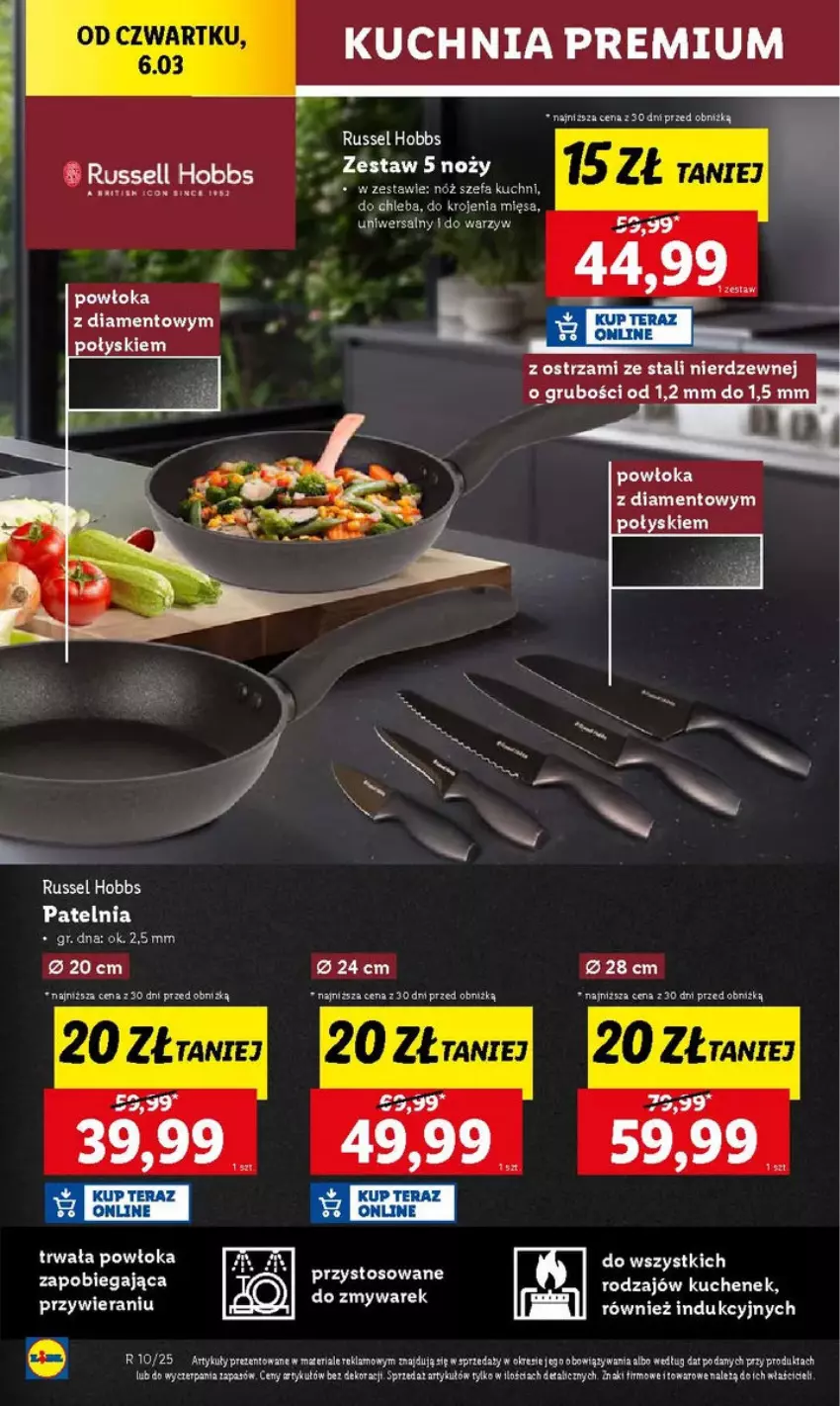 Gazetka promocyjna Lidl - ważna 03.03 do 10.03.2025 - strona 32 - produkty: Chleb, Fa, Nóż szefa kuchni, Patelnia