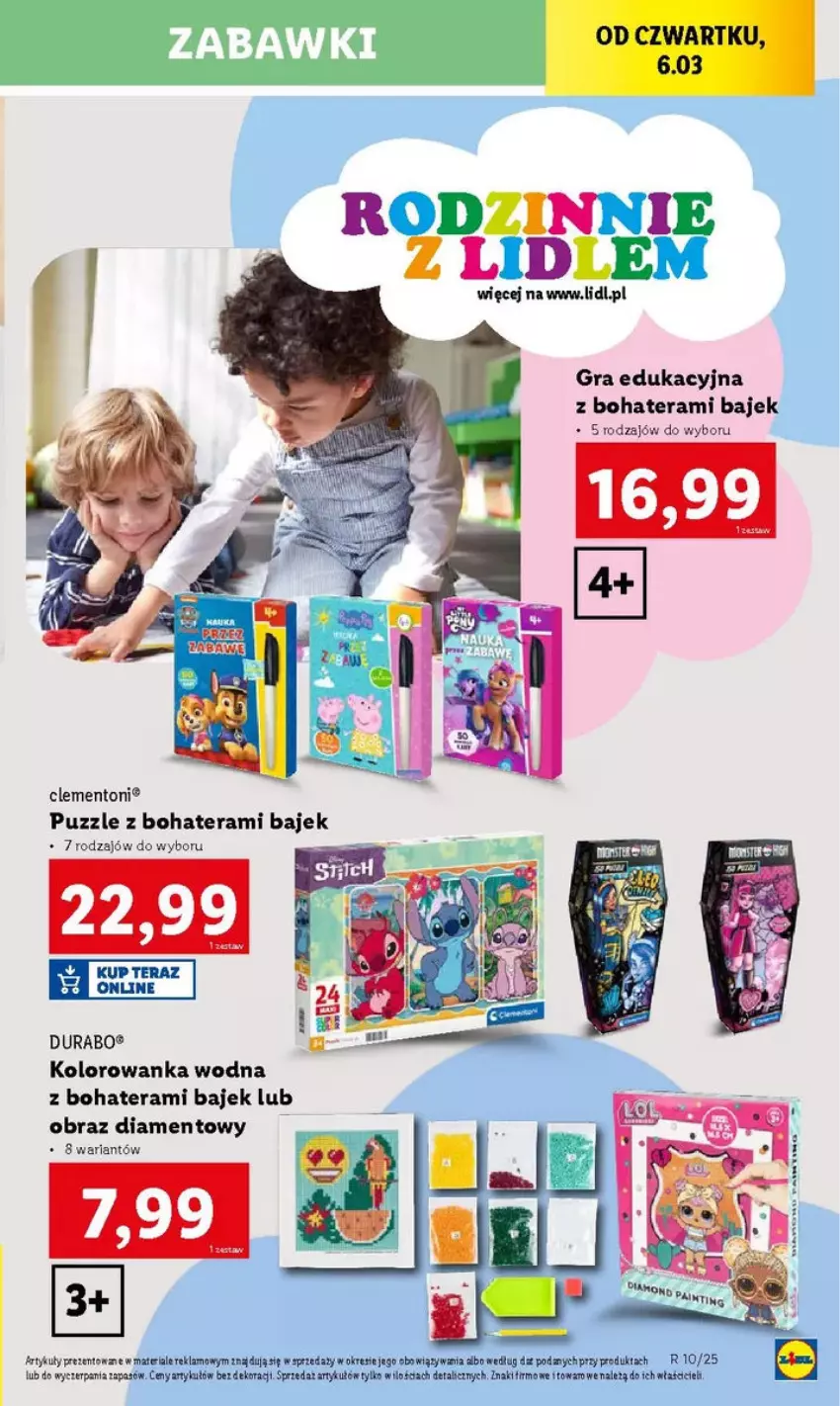 Gazetka promocyjna Lidl - ważna 03.03 do 10.03.2025 - strona 33 - produkty: Gra, HP, Kolorowanka, Obraz, Puzzle, Tera