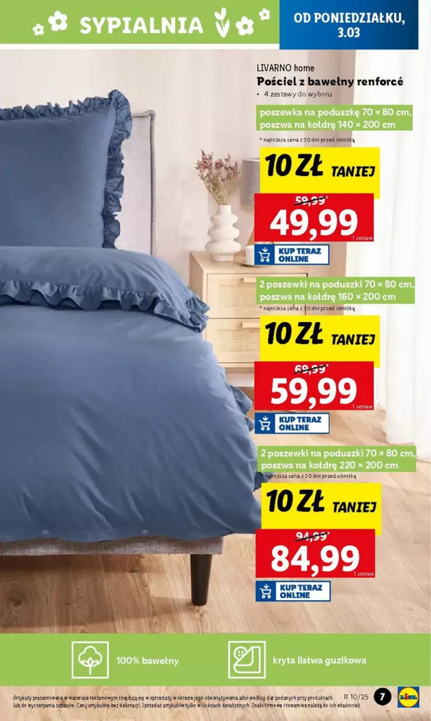 Gazetka promocyjna Lidl - ważna 03.03 do 10.03.2025 - strona 55 - produkty: Ivar, Pościel