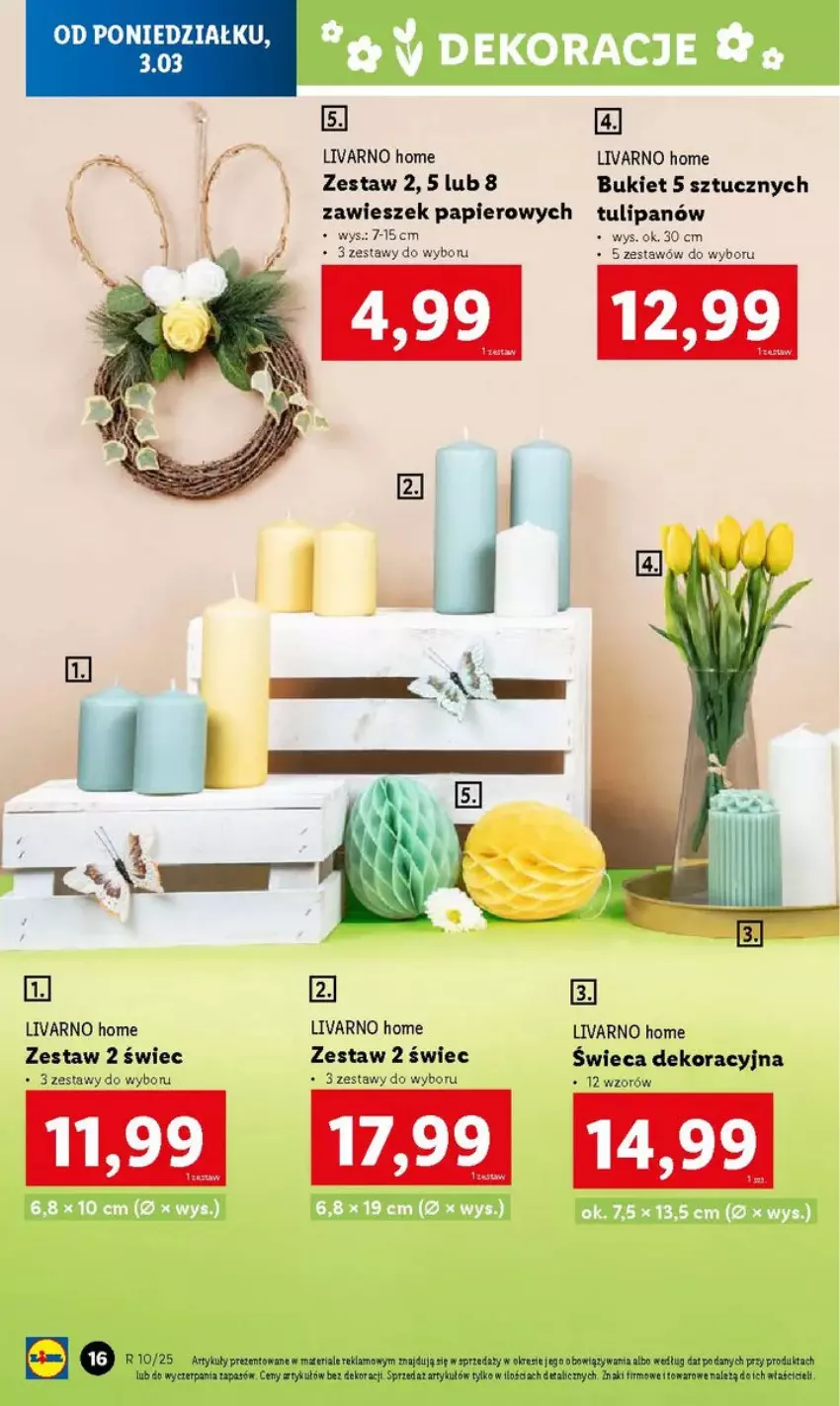 Gazetka promocyjna Lidl - ważna 03.03 do 10.03.2025 - strona 8 - produkty: Bukiet, Ivar, Papier, Tulipan