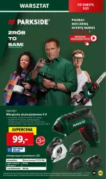 Gazetka promocyjna Lidl - Gazetka - ważna od 10.03 do 10.03.2025 - strona 40 - produkty: Parkside, Ser, Przewód, Tera, Tarka, Wkręt, Wkrętarka, Akumulator
