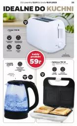Gazetka promocyjna Netto - Akcesoria i dodatki - Gazetka - ważna od 18.01 do 18.01.2023 - strona 7 - produkty: Top, Czajnik, Kaki, Toster, Taca